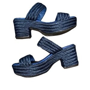 Chocolat Blu Platform Heel Sandals Women Size 7.5